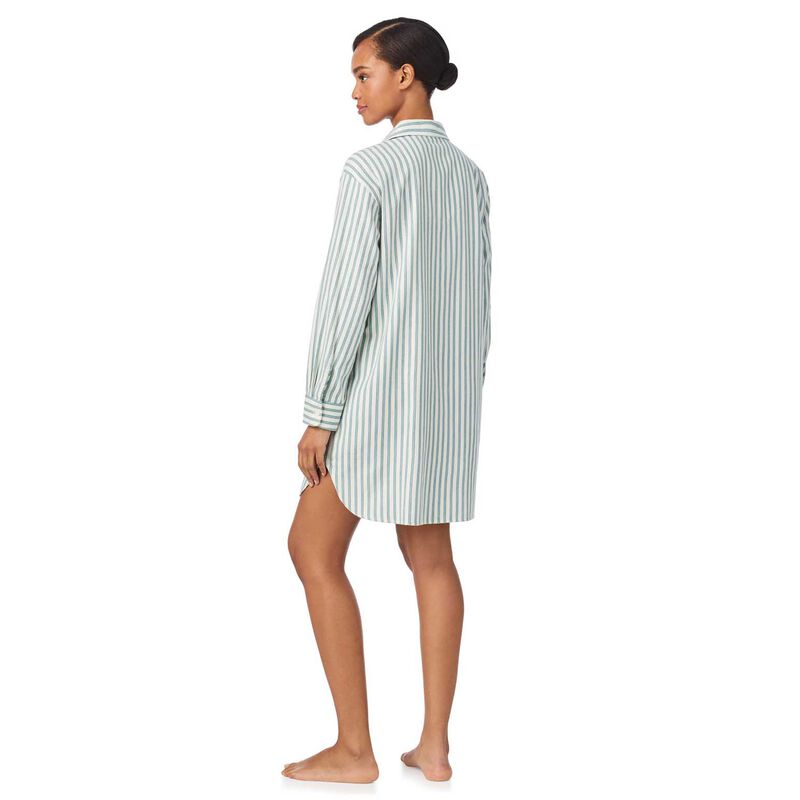 Lauren Ralph Lauren Cotton Sateen L/S His Shirt Sleepshirt image number 4